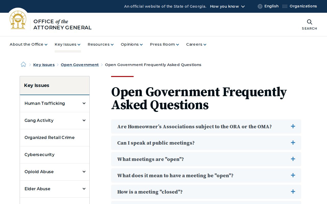 Pooler residents directory Georgia open records guidance