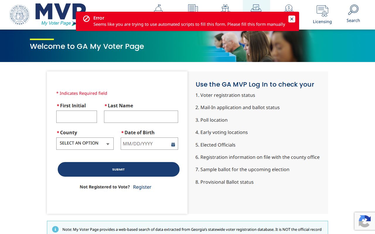 Pooler residents directory Georgia voter lookup