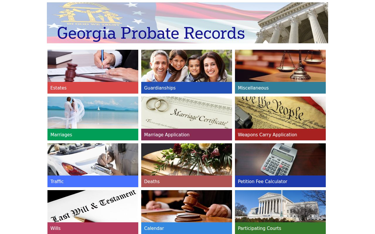 Pooler resident lookup Georgia probate records portal
