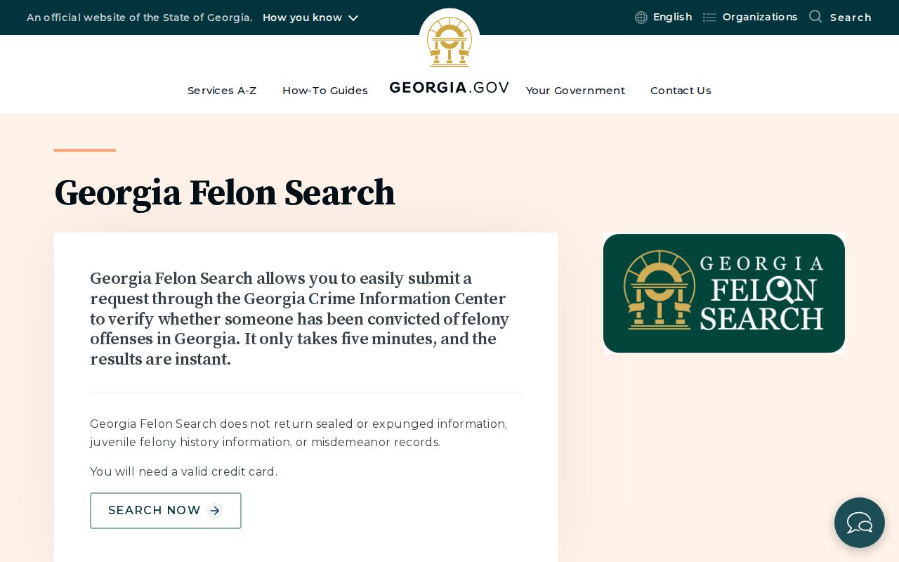 Pooler resident lookup Georgia felon search page