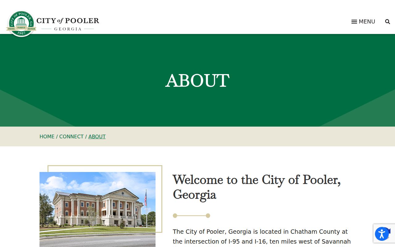 Pooler city context for understanding local ZIP code boundaries