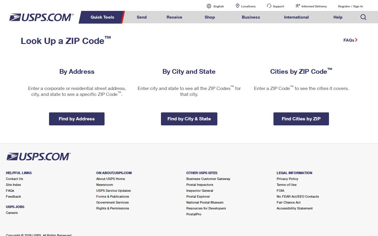 USPS address lookup used to verify a Pooler ZIP code